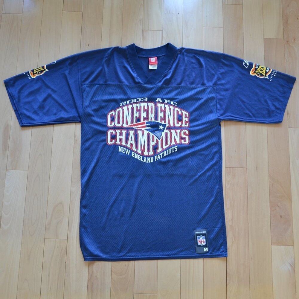 NFL Brady Patriots Jersey Conference Champions Super Bowl Size M